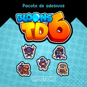 Pacote de Adesivos: Bloons