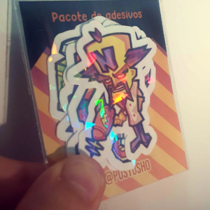 Pacote de Adesivos: Crash Bandicoot - Imagem 3