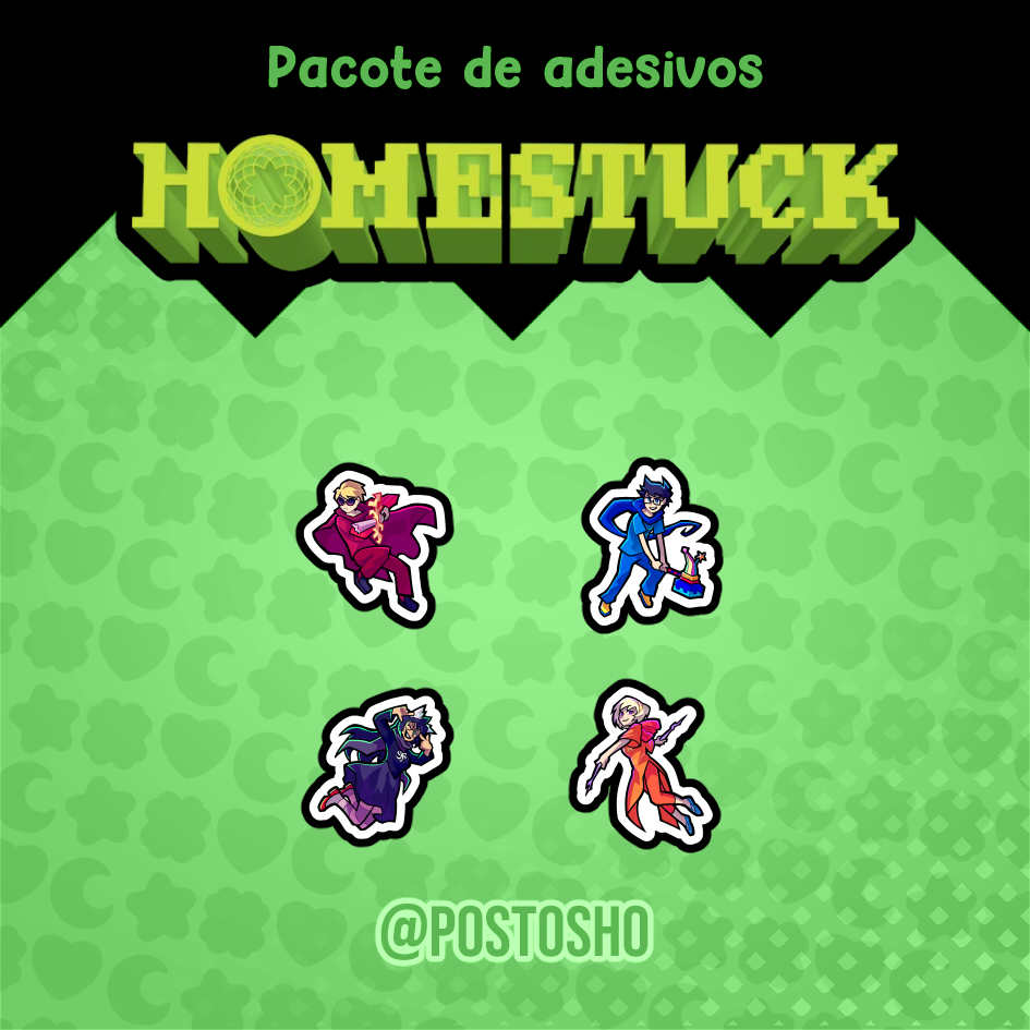 Pacote de Adesivos: Homestuck - Imagem 1