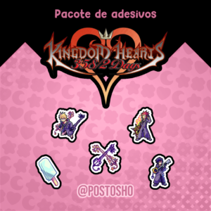 Pacote de Adesivos: Kingdom Hearts 358/2 Days