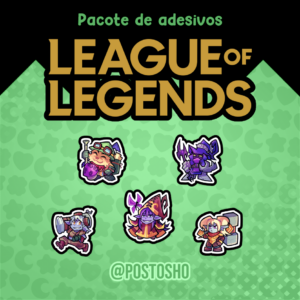 Pacote de Adesivos: Yordle