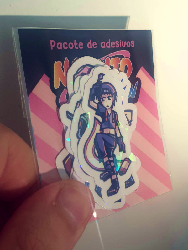 Pacote de Adesivos: Naruto