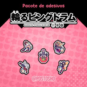 Pacote de Adesivos: Penguindrum
