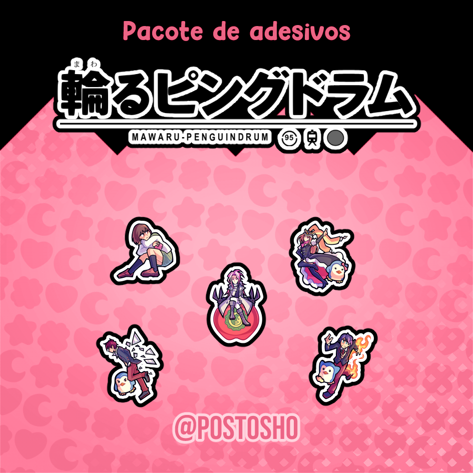 Pacote de Adesivos: Penguindrum - Imagem 1