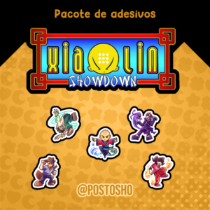 Pacote de Adesivos: Duelo Xiaolin